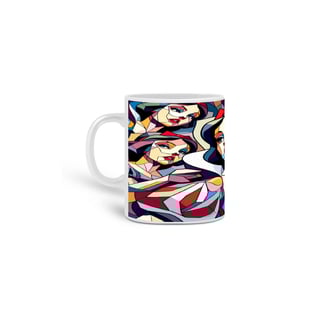 Nome do produto Caneca Branca de Neve Cubismo