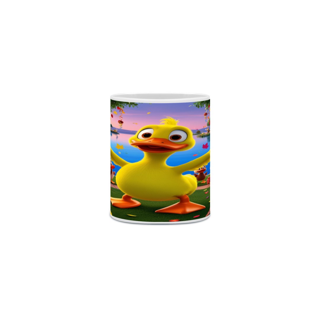 Nome do produto: Caneca O Pato Que Ajudava Os Amigos