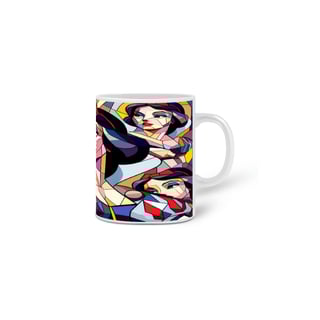 Nome do produto Caneca Branca de Neve Cubismo