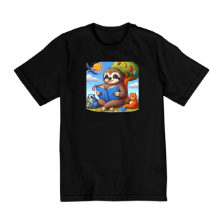 Nome do produto CAMISETA INFANTIL BICHO PREGUIÇA