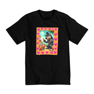 Nome do produto Camiseta Infantil Aula com Lobo Mau