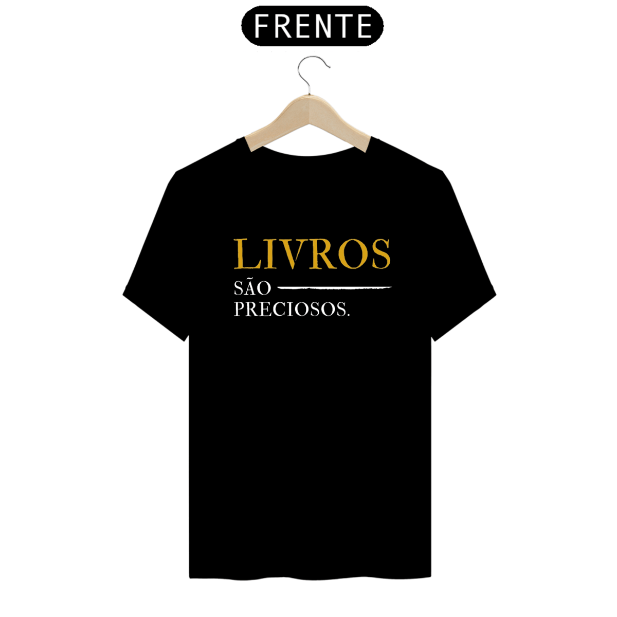 Nome do produto: Camiseta  Livros são Preciosos