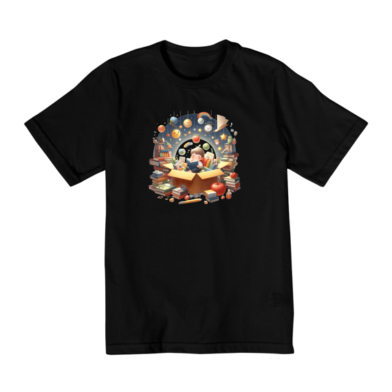 Camiseta Infantil Mundo Literário