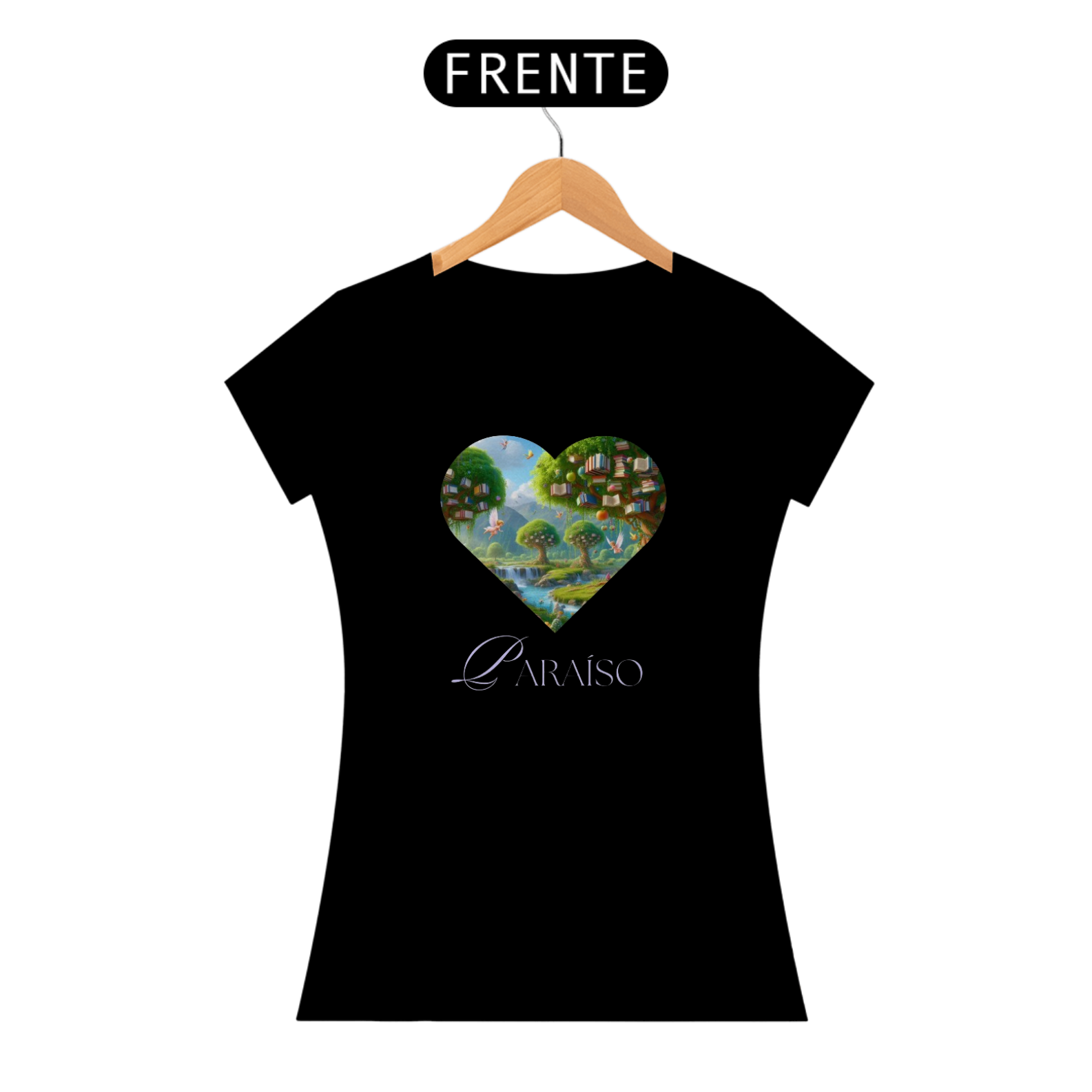 Camiseta Feminina Paraíso Literário