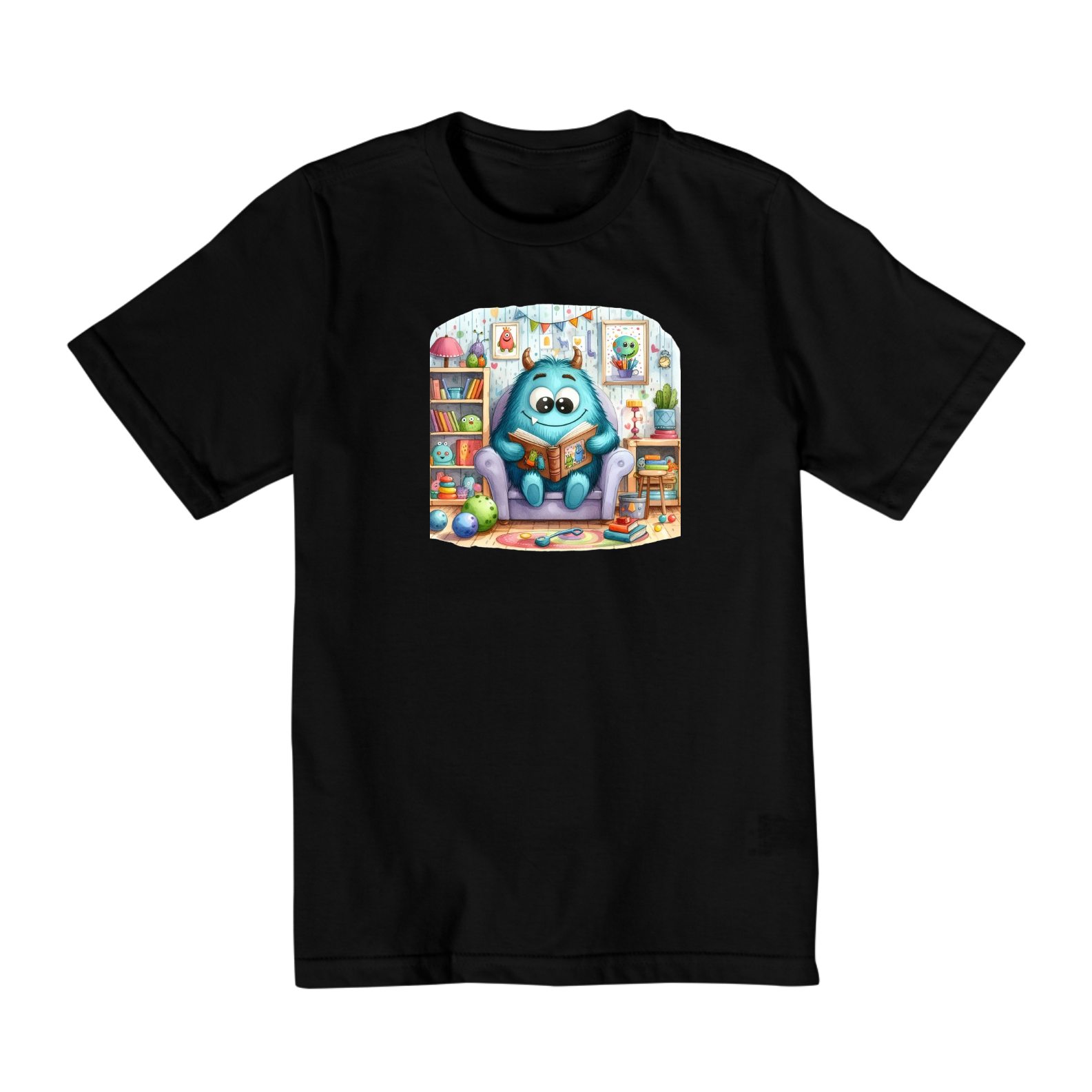 Camiseta Infantil Monstrinho Leitor