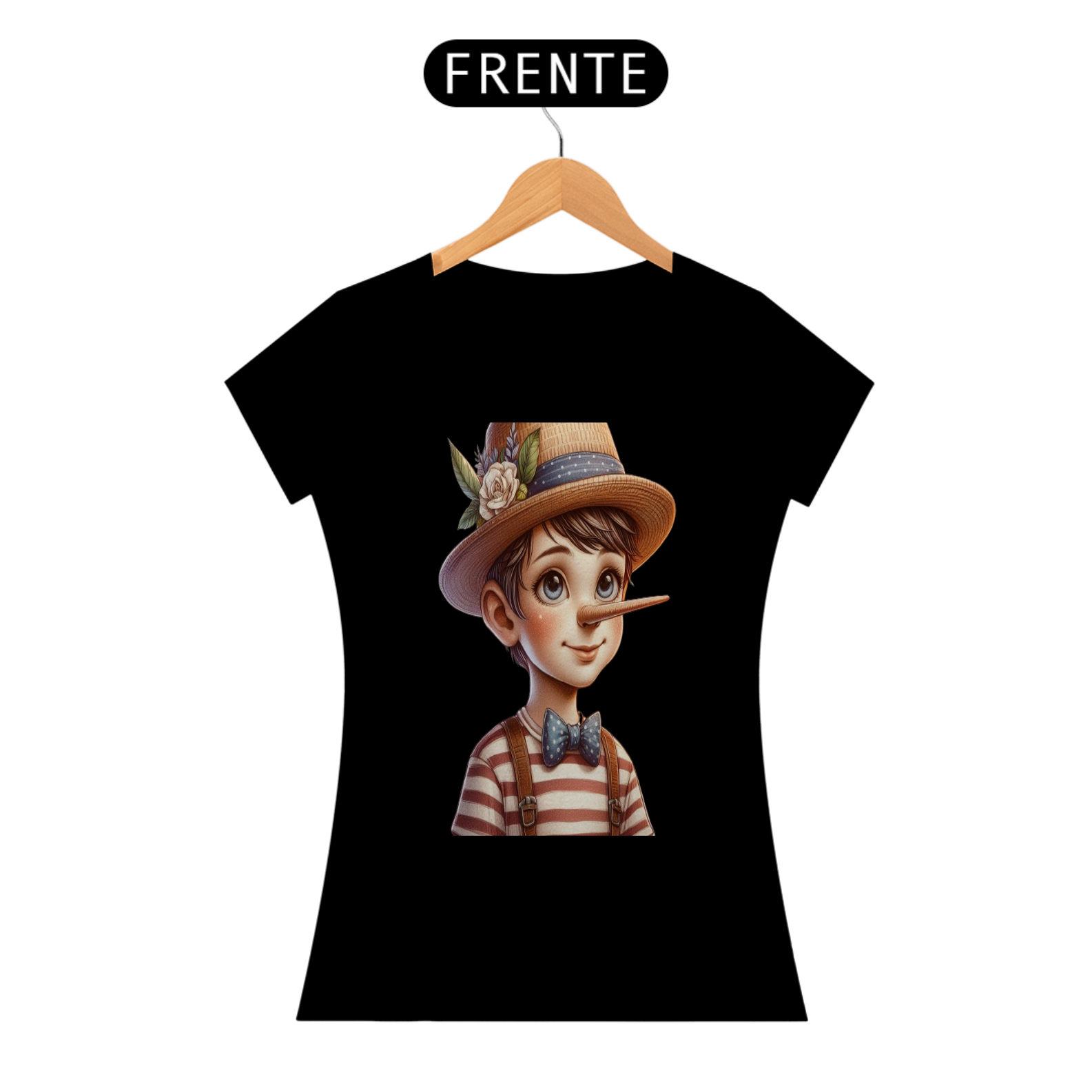 Camiseta Feminina Pinóquio