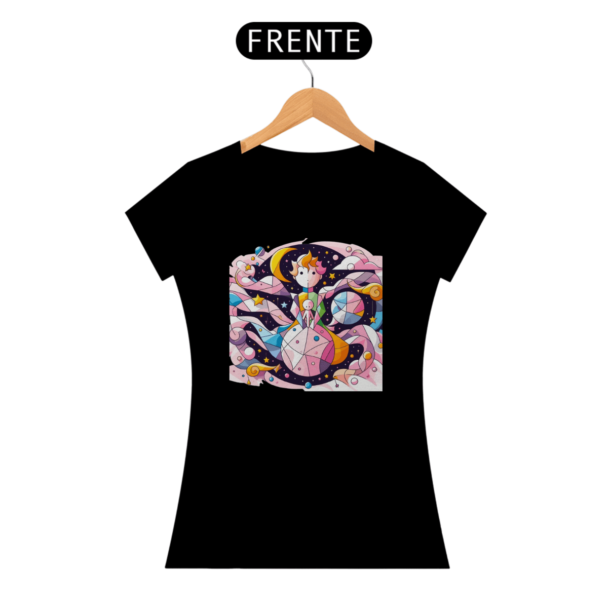 Nome do produto: Camiseta Pequeno Príncipe Cubismo