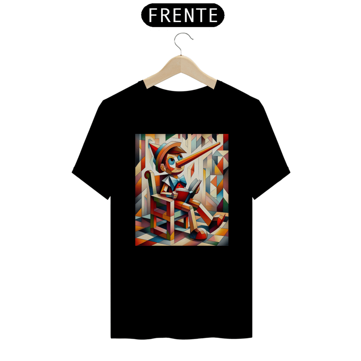 Nome do produto: Camiseta Pinóquio Modernista
