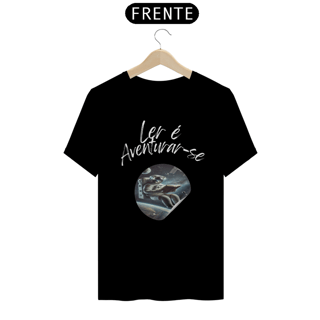 Nome do produto Camiseta Unissex Ler é Aventurar-se