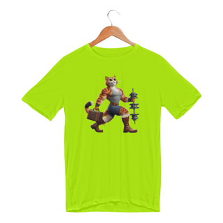 Nome do produto Camiseta Fit Gato de Botas