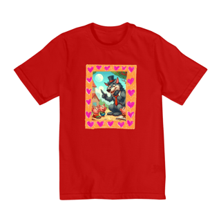 Nome do produto Camiseta Infantil Aula com Lobo Mau