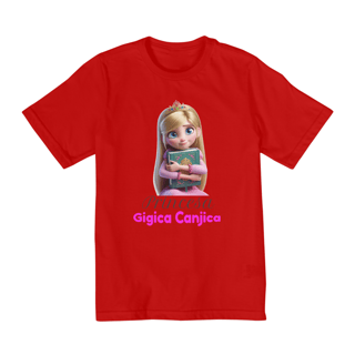 Nome do produto Camiseta Infantil Princesa Gigica Canjica
