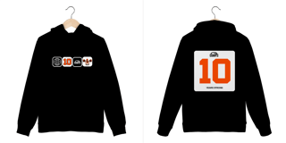 Nome do produto Moletom - 10 Black