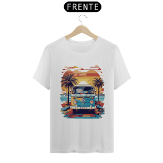 Camiseta - Kombi com paisagem