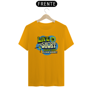 Nome do produtoCamiseta unissex algodão quality LIFE IS SHORT
