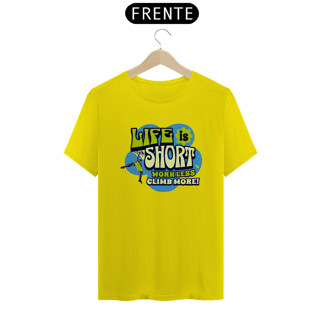 Nome do produtoCamiseta unissex algodão quality LIFE IS SHORT