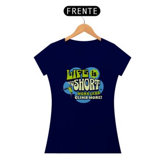 Nome do produtoCamiseta baby look algodão quality LIFE IS SHORT