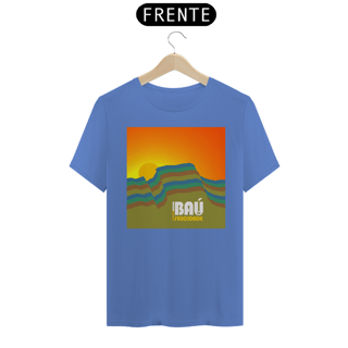 Nome do produtoCamiseta unissex algodão estonada BAÚ DA FELICIDADE (SOL)