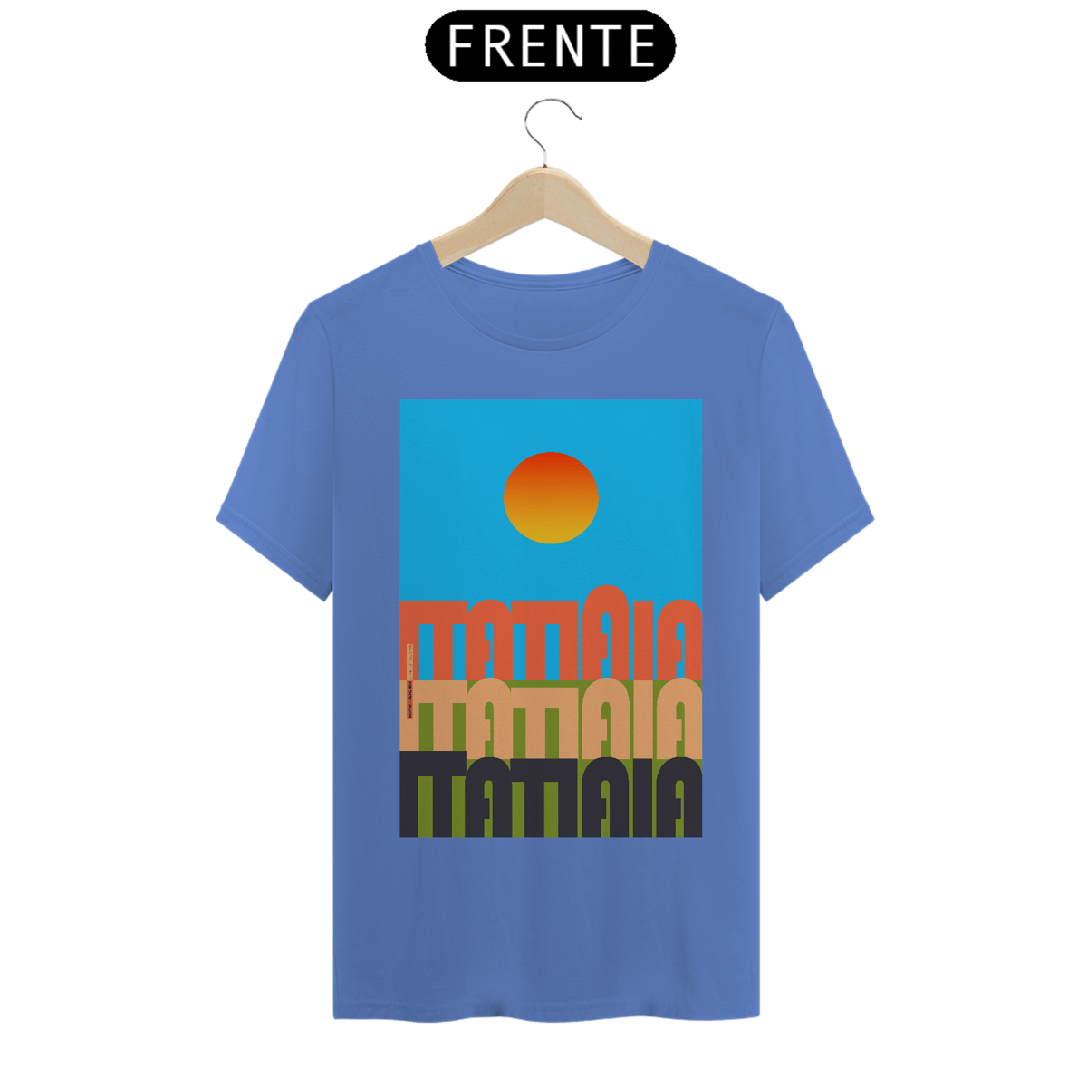 Nome do produto: Camiseta unissex algodão estonada ITATIAIA (SOL)