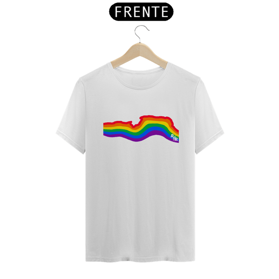 Camiseta unissex algodão quality PEDRA DO BAÚ LGBT