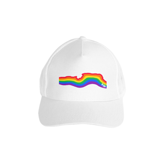 Nome do produtoBoné com tela PEDRA DO BAÚ LGBT