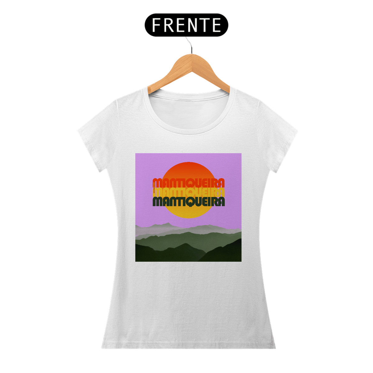 Nome do produto: Camiseta baby look algodão quality MANTIQUEIRA (SOL)