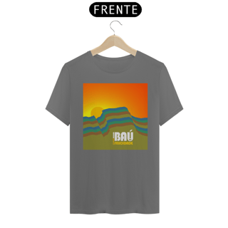 Camiseta unissex algodão estonada BAÚ DA FELICIDADE (SOL)