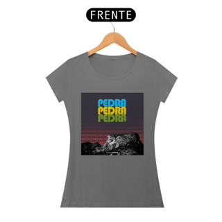 Nome do produtoCamiseta baby look algodão estonada PEDRA
