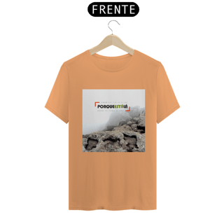 Nome do produtoCamiseta unissex algodão estonada PORQUE ESTÁ LÁ (SINO)