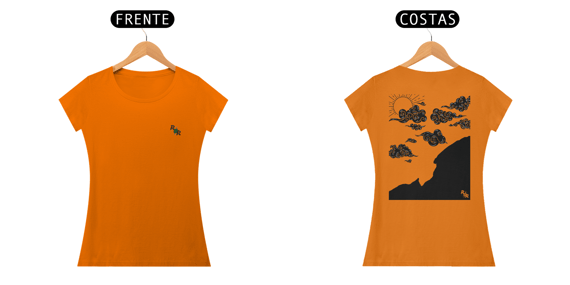 Camiseta baby look algodão quality PEDRA DO BAÚ ART