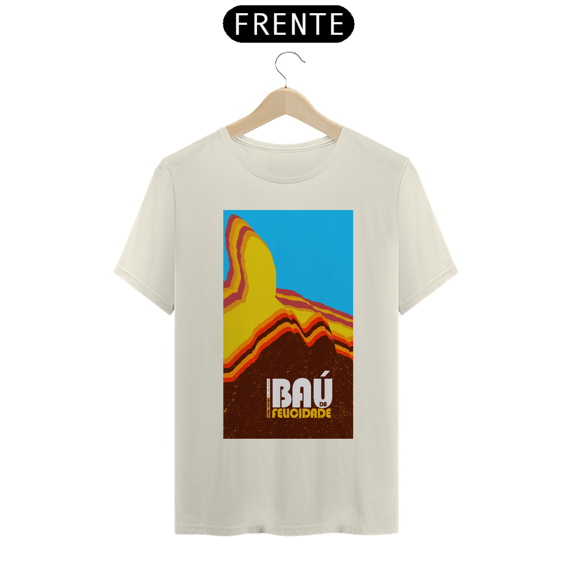 Camiseta unissex algodão pima BAÚ DA FELICIDADE