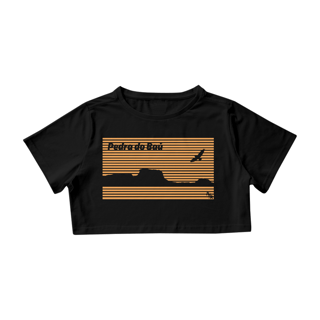 Camiseta cropped PEDRA DO BAÚ