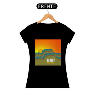 Camiseta baby look algodão classic BAÚ DA FELICIDADE (SOL)