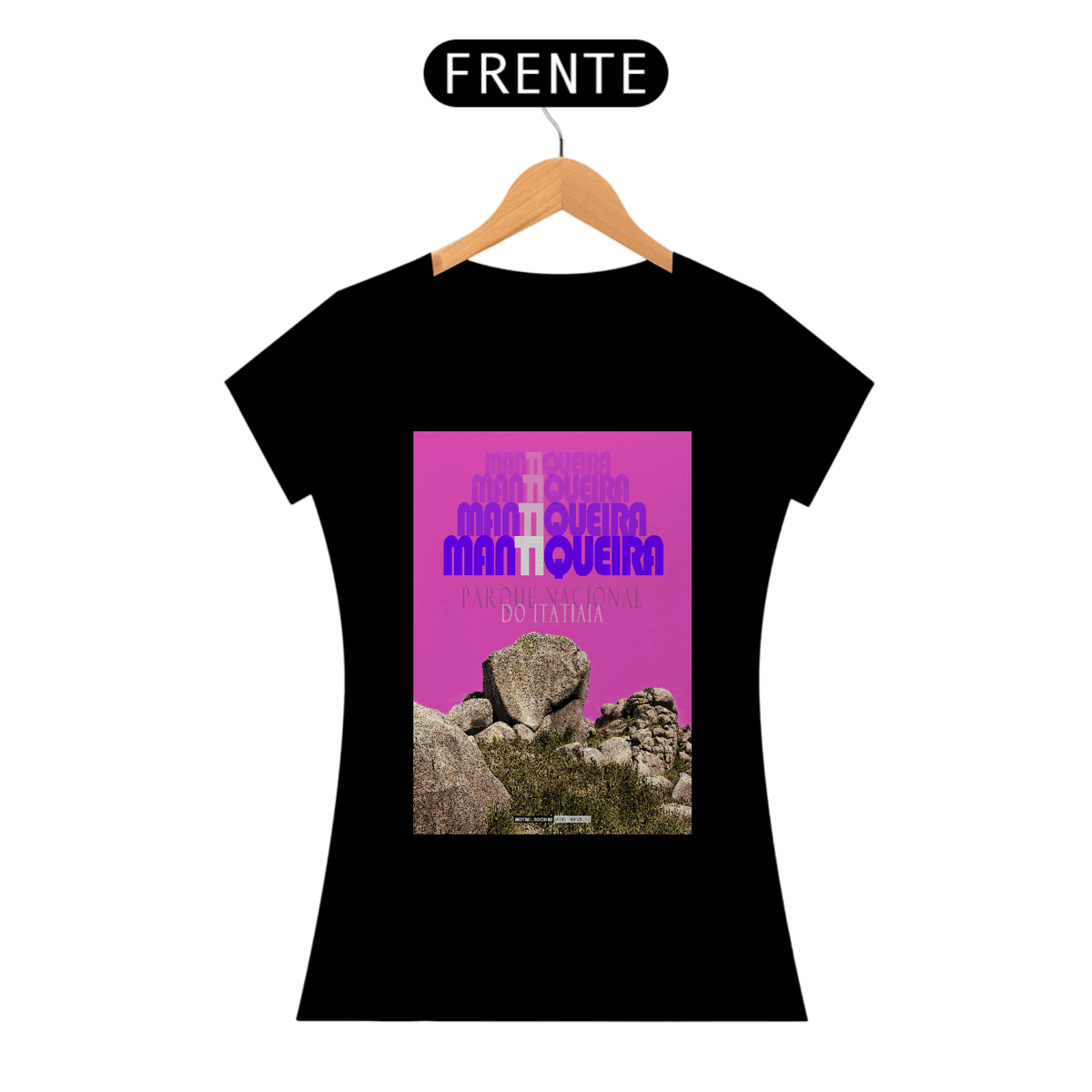 Nome do produto: Camiseta baby look algodão quality ITATIAIA (ROSA)