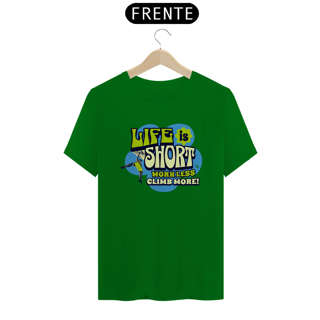 Nome do produtoCamiseta unissex algodão quality LIFE IS SHORT