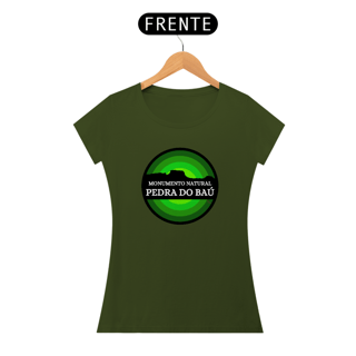 Nome do produtoCamiseta baby look algodão quality PEDRA DO BAÚ MONA (VERDE)