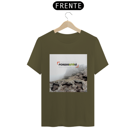 Camiseta unissex algodão prime PORQUE ESTÁ LÁ (SINO)