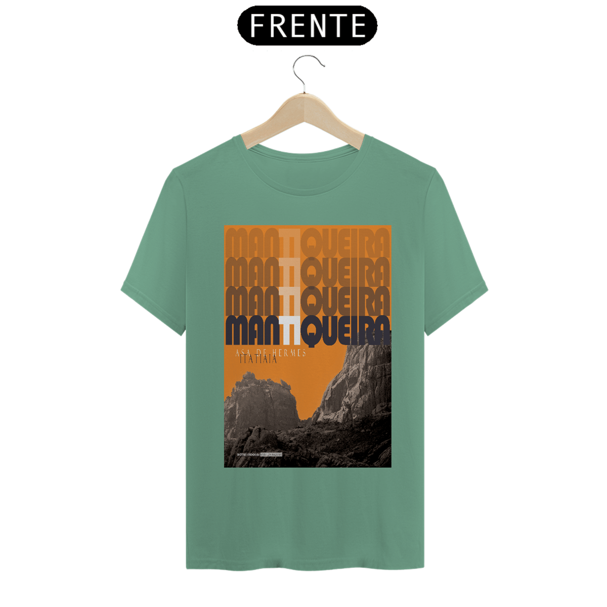 Nome do produto: Camiseta unissex algodão estonada ASA DE HERMES