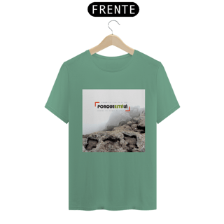 Nome do produtoCamiseta unissex algodão estonada PORQUE ESTÁ LÁ (SINO)