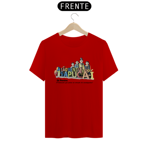 Camiseta unissex algodão quality ZÉ PEREIRA