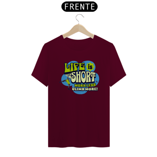 Nome do produtoCamiseta unissex algodão quality LIFE IS SHORT