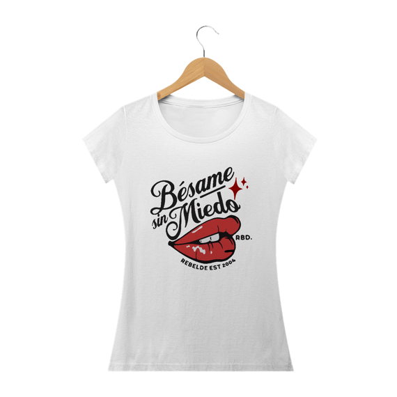 Blusa Babylook Bésame Sin Miedo Rebelde RBD 2
