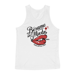 Camisa Regata Masculina Bésame Sin Miedo Rebelde RBD