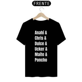 Camiseta Nomes Integrantes RBD