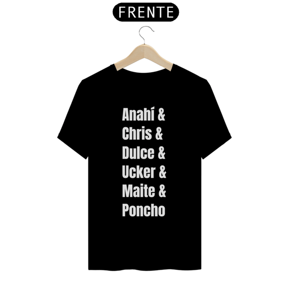 Camiseta Nomes Integrantes RBD