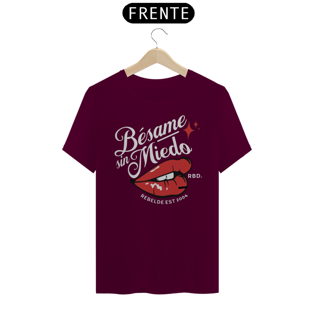 Nome do produto: Camiseta Bésame Sin Miedo Rebelde RBD