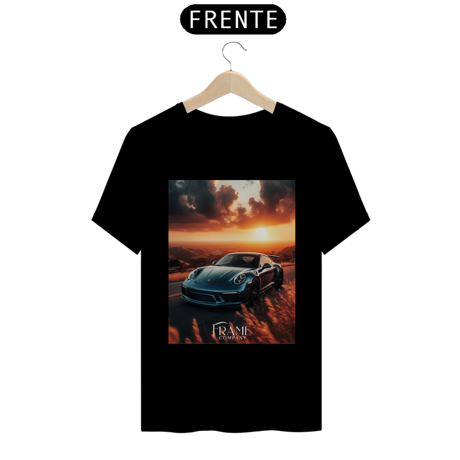 Camiseta Porsche Grey Sunset