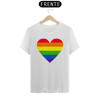 Nome do produto T-SHIRT QUALITY-CORACAO ARCO-IRIS