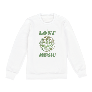 Nome do produto moletom lost in music VERDE