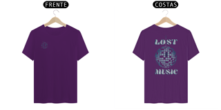 Nome do produto camisa lost in music AZUL